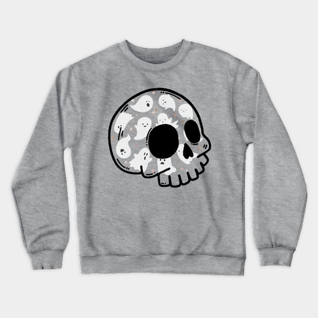 Ghosts In My Head Crewneck Sweatshirt by LightniNG Underground